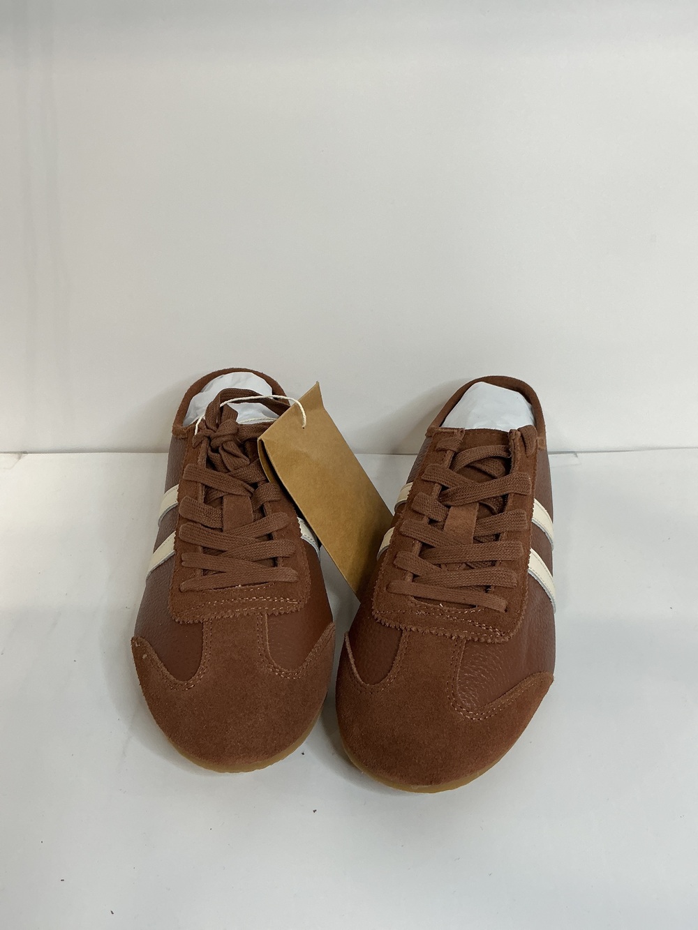 Italian Leather & Suede Low Profile Sneaker